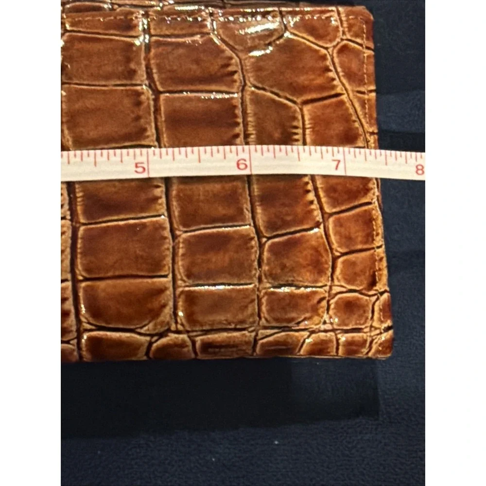 Vera Pelle Leather Womens Crocodile Embossed‎ 10
